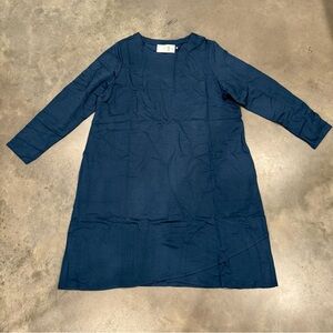 Elegant Navy Blue Women's Dress